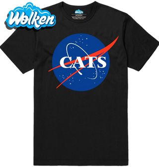 Pánské tričko Vesmírná NASA Kočka Cats.jpg
