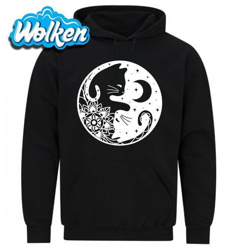 Obrázek produktu Pánská mikina Kočičí Jing Jang Mandala