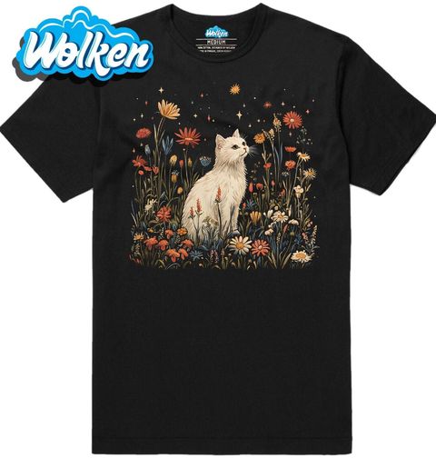 Obrázek produktu Pánské tričko Bílá Kočka po Hvězdnou Oblohou