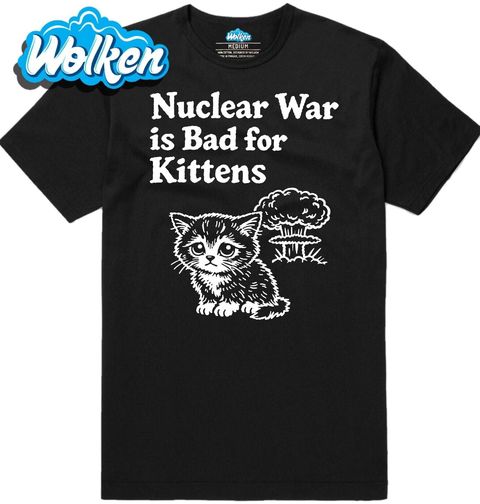 Obrázek produktu Pánské tričko Kotě proti Jaderné Válce