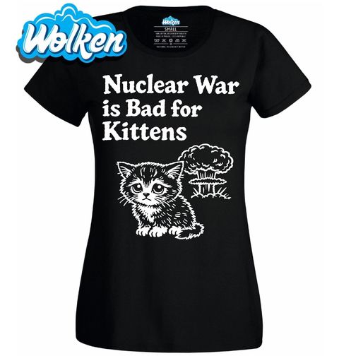 Obrázek produktu Dámské tričko Kotě proti Jaderné Válce