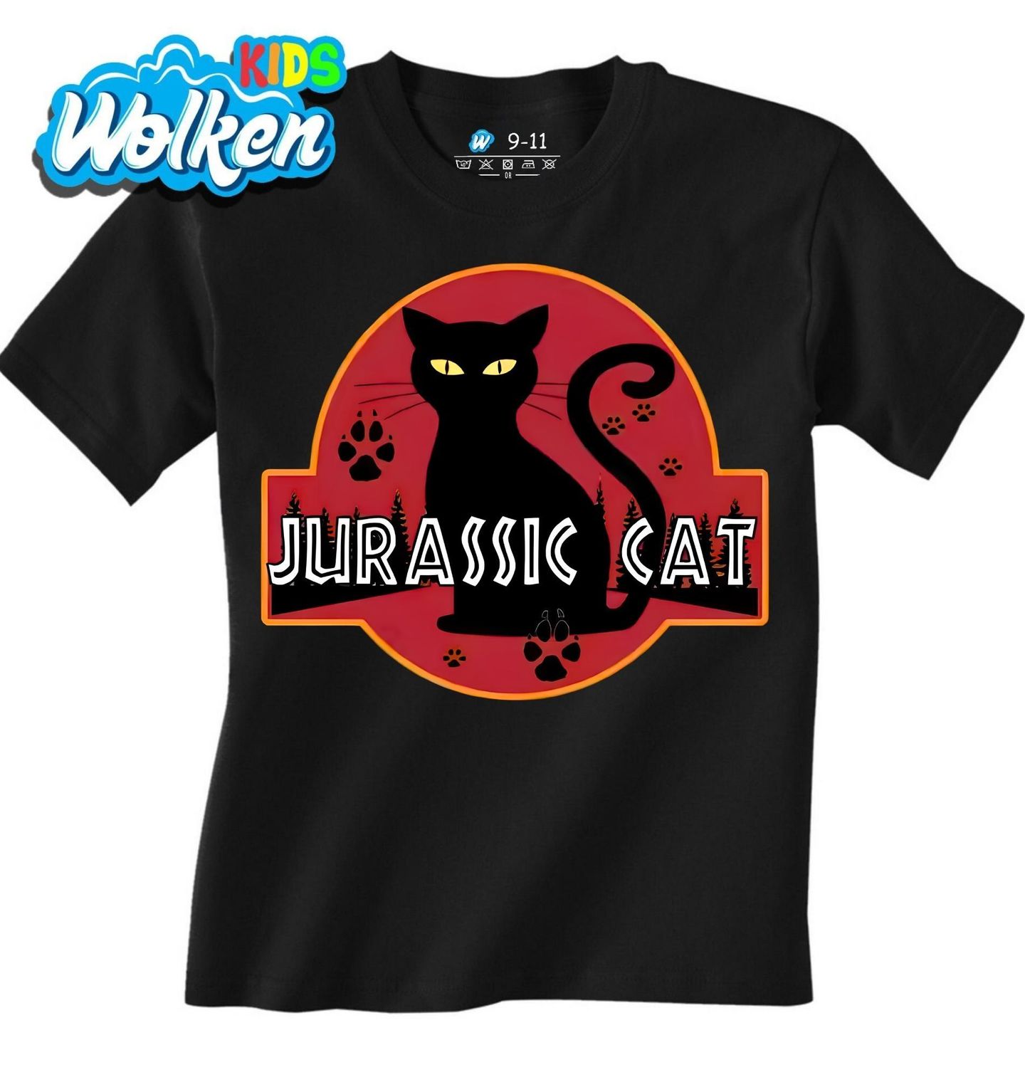 Dětské tričko Kočka z Jurského Parku Jurassic Cat.jpg
