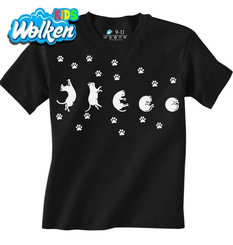 Obrázek produktu Dětské tričko Měsíční Fáze Kočičího Klubíčka