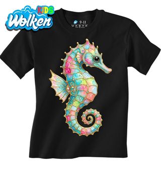 Dětské tričko Duhový Mořský Koník.jpg