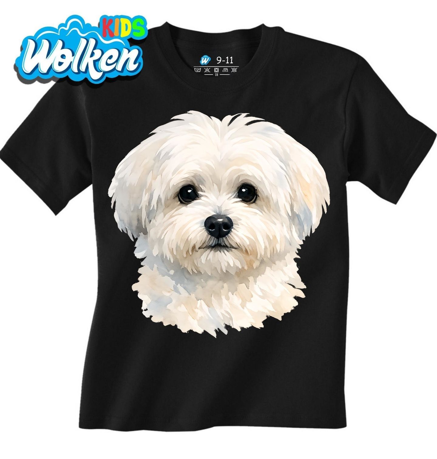 Dětské tričko Roztomilý Bílý Bišonek.jpg