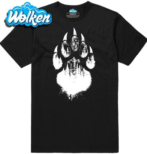 Obrázek produktu Pánské tričko Medvědí Tlapa s Lesní Krajinou