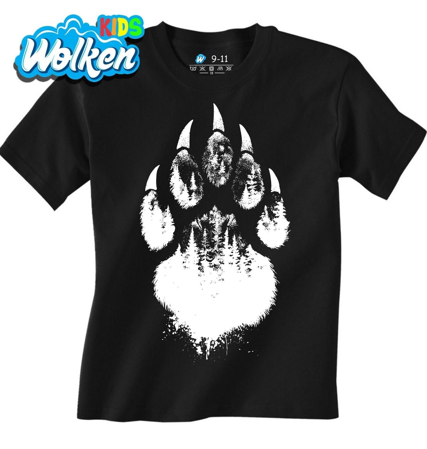 Dětské tričko Medvědí Tlapa s Lesní Krajinou.jpg