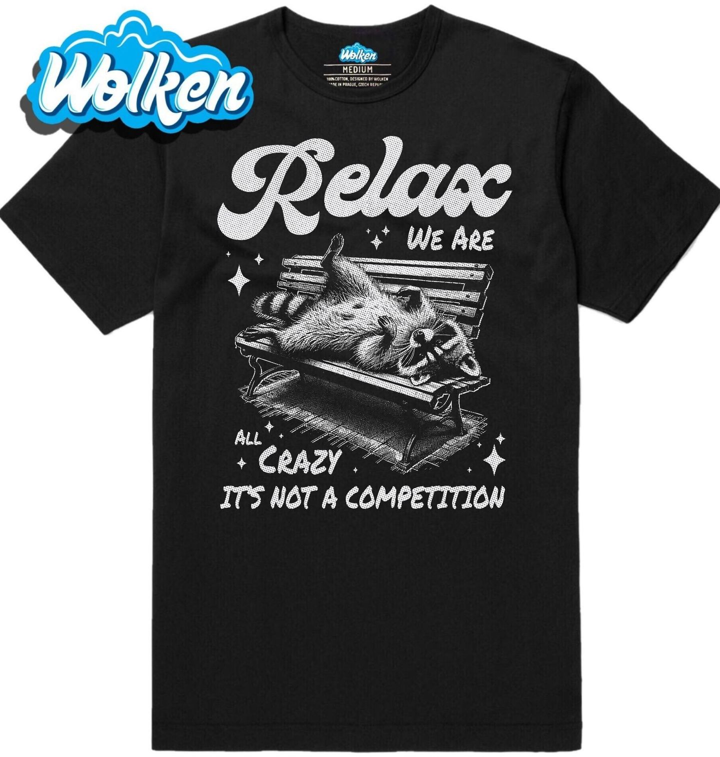 Pánské tričko Všichni jsme Šílení Mýval.jpg