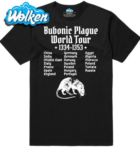 Obrázek produktu Pánské tričko Černá Smrt Světové Turné Bubonického Moru