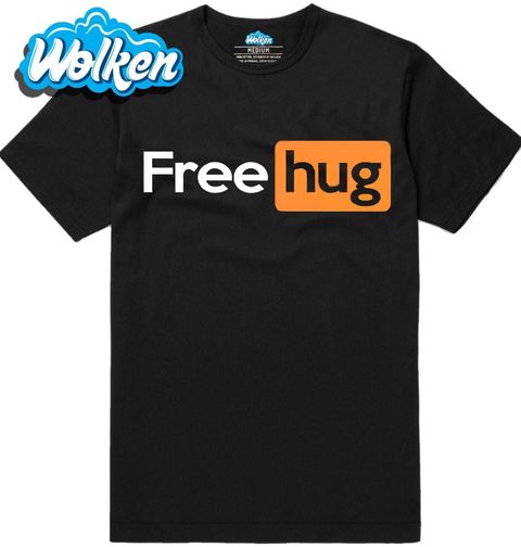 Obrázek produktu Pánské tričko Objetí Zdarma Free Hug Pornhub