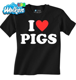 Dětské tričko Miluju Prasata I Love Pigs.jpg