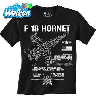 Dětské tričko Letecký Manuál F-18 Hornet.jpg