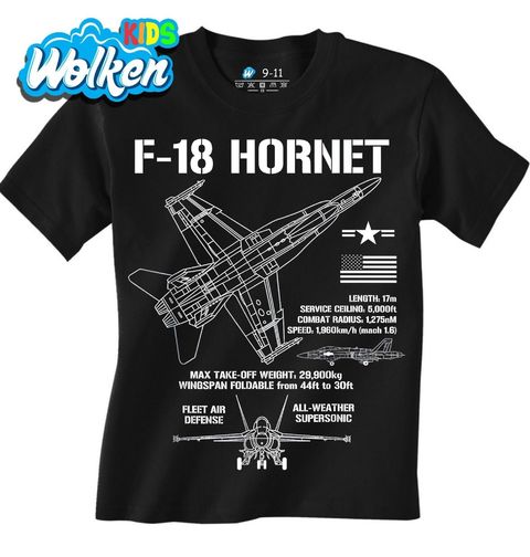 Obrázek produktu Dětské tričko Letecký Manuál F-18 Hornet