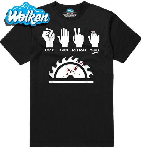 Obrázek produktu Pánské tričko Kámen Nůžky Papír a Pila