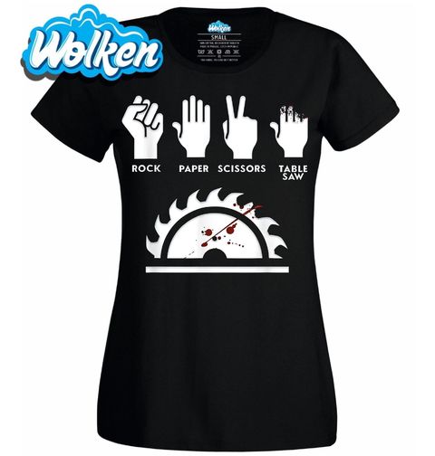 Obrázek produktu Dámské tričko Kámen Nůžky Papír a Pila