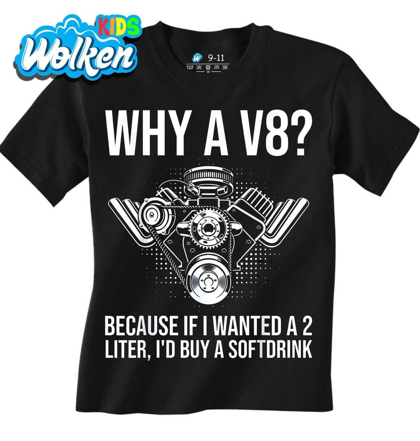 Dětské tričko Proč V8 Motor.jpg