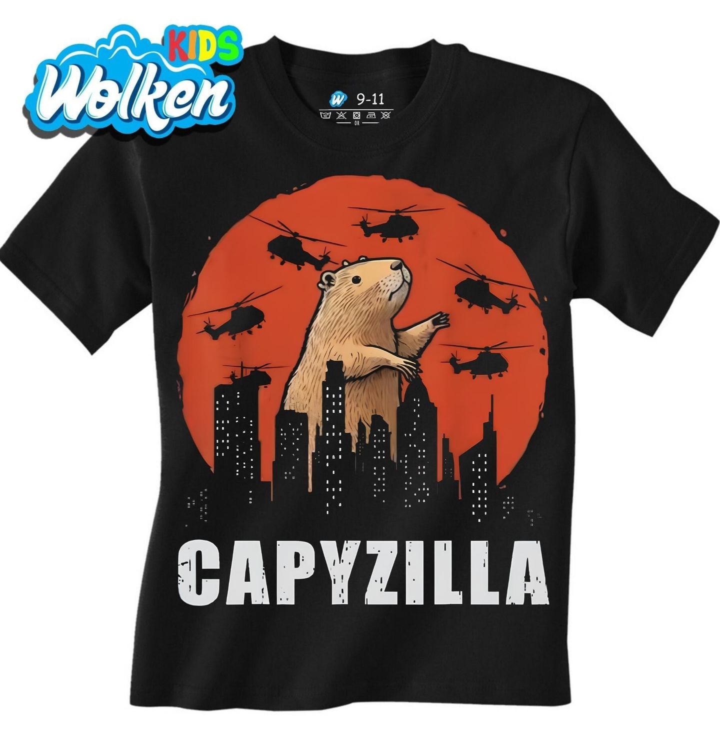 Dětské tričko Capyzilla Vládce Města Godzilla.jpg