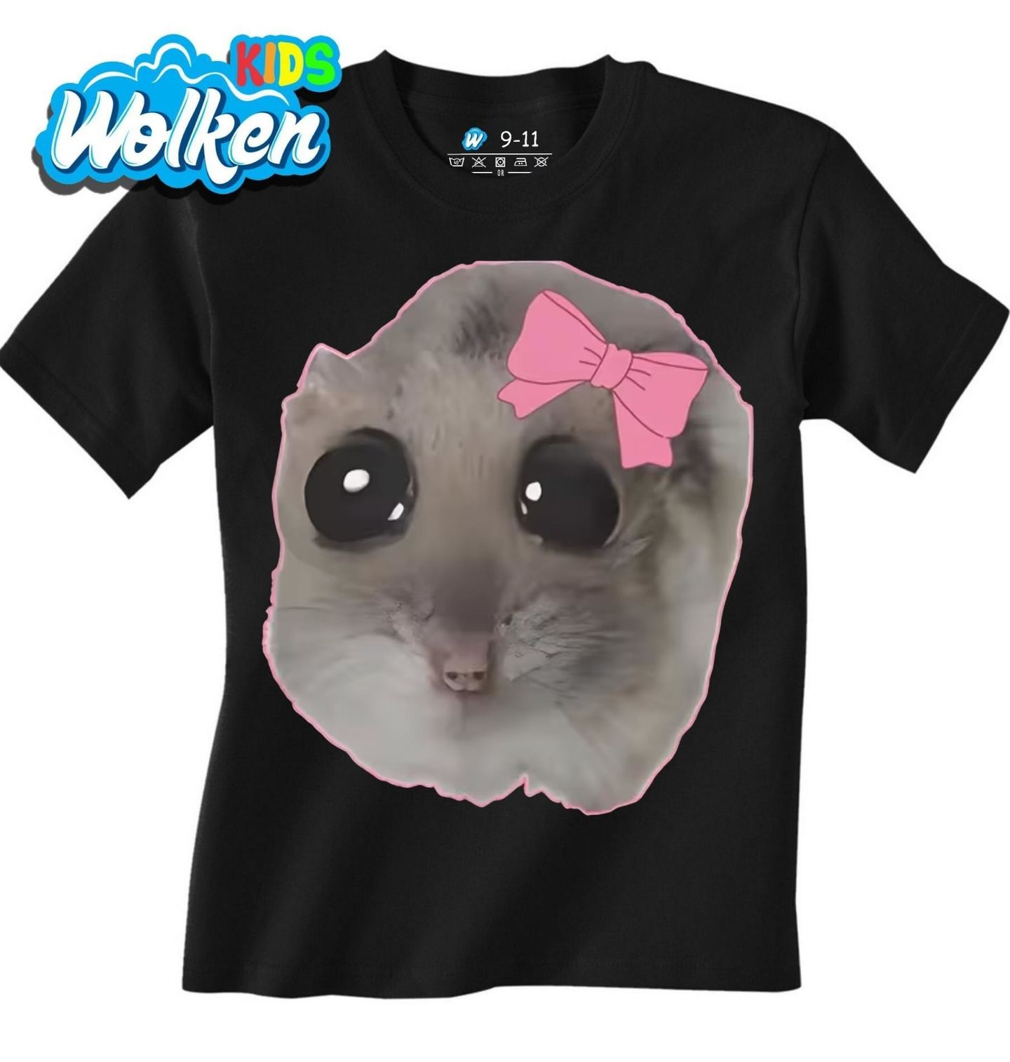 Dětské tričko Roztomilý Křeček s Mašlí.jpg