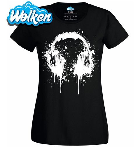 Obrázek produktu Dámské tričko Sluchátka Splash Art