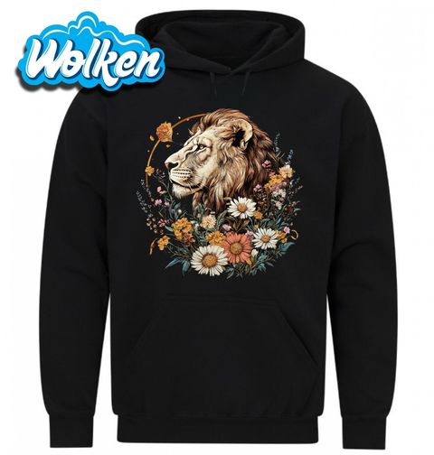 Obrázek produktu Pánská mikina Lev a Květinová Síla
