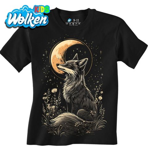 Obrázek produktu Dětské tričko Kreslená Liška při Měsíci