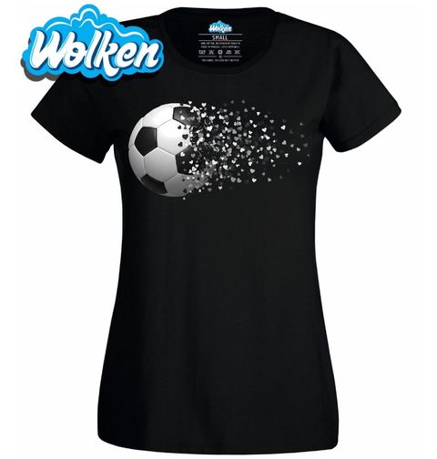 Obrázek produktu Dámské tričko Fotbalový Míč ze Srdíček