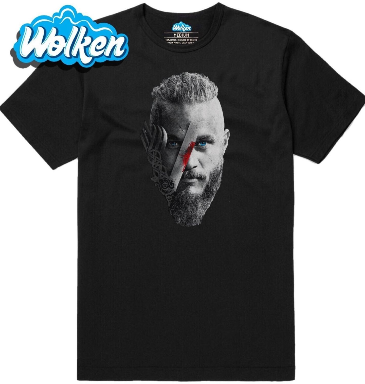 Pánské tričko Vikingové Ragnar Lothbrok (Skladem S-5XL).jpg