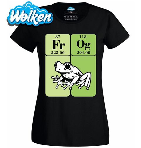 Obrázek produktu Dámské tričko Chemické prvky Žába FrOg