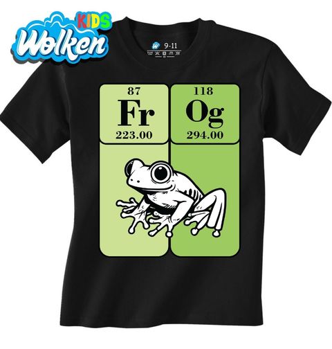 Obrázek produktu Dětské tričko Chemické prvky Žába FrOg