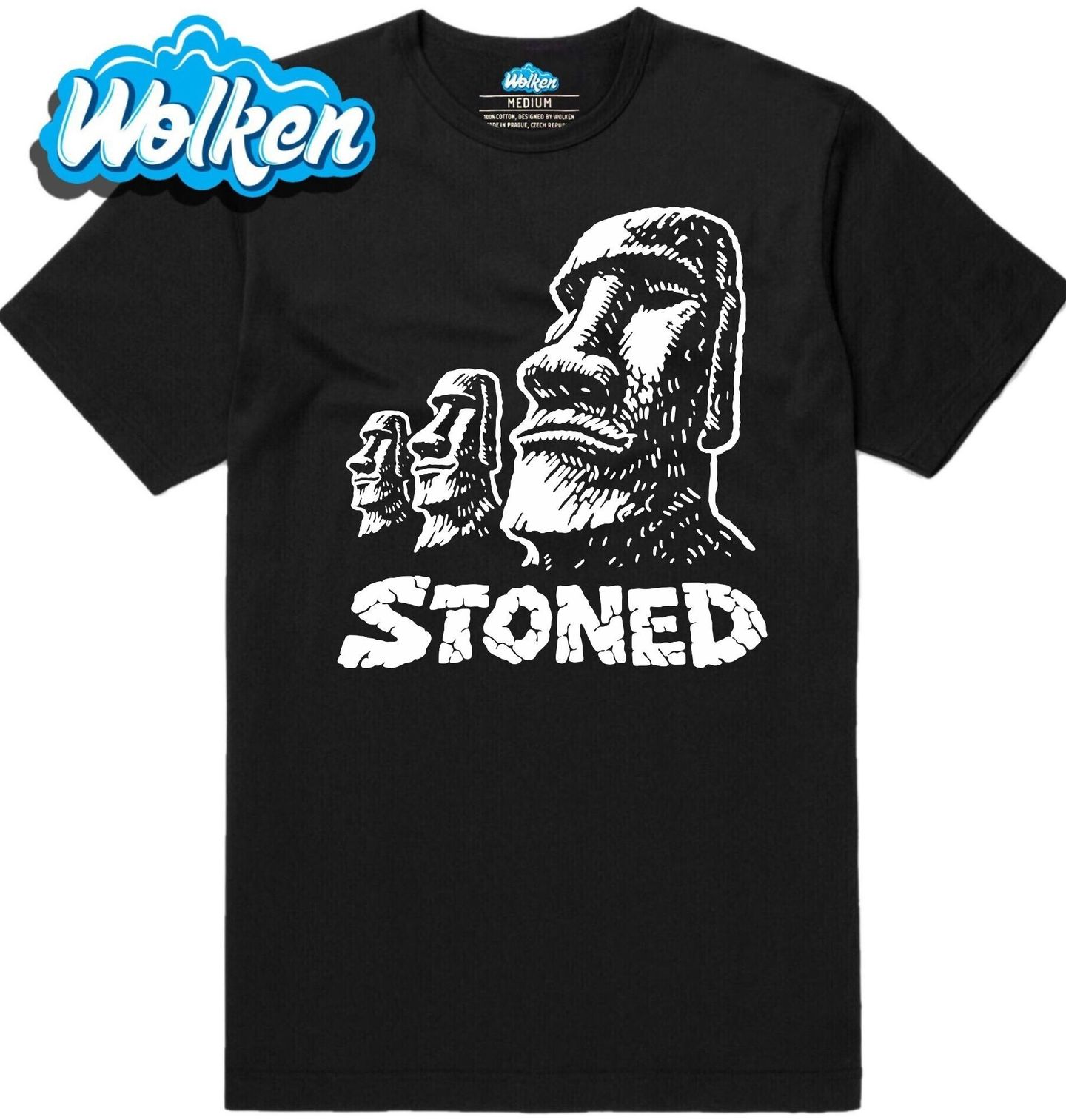 Pánské tričko Kamenný Humor Stoned.jpg