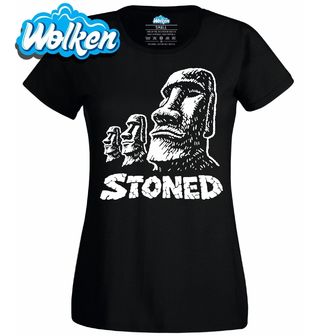 Dámské tričko Kamenný Humor Stoned.jpg