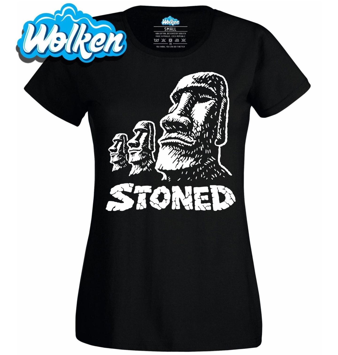 Dámské tričko Kamenný Humor Stoned.jpg