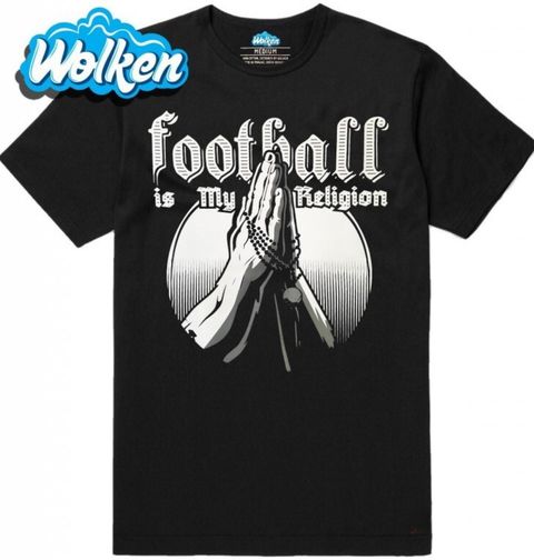 Obrázek produktu Pánské tričko Fotbal je moje víra "Football is My Religion"