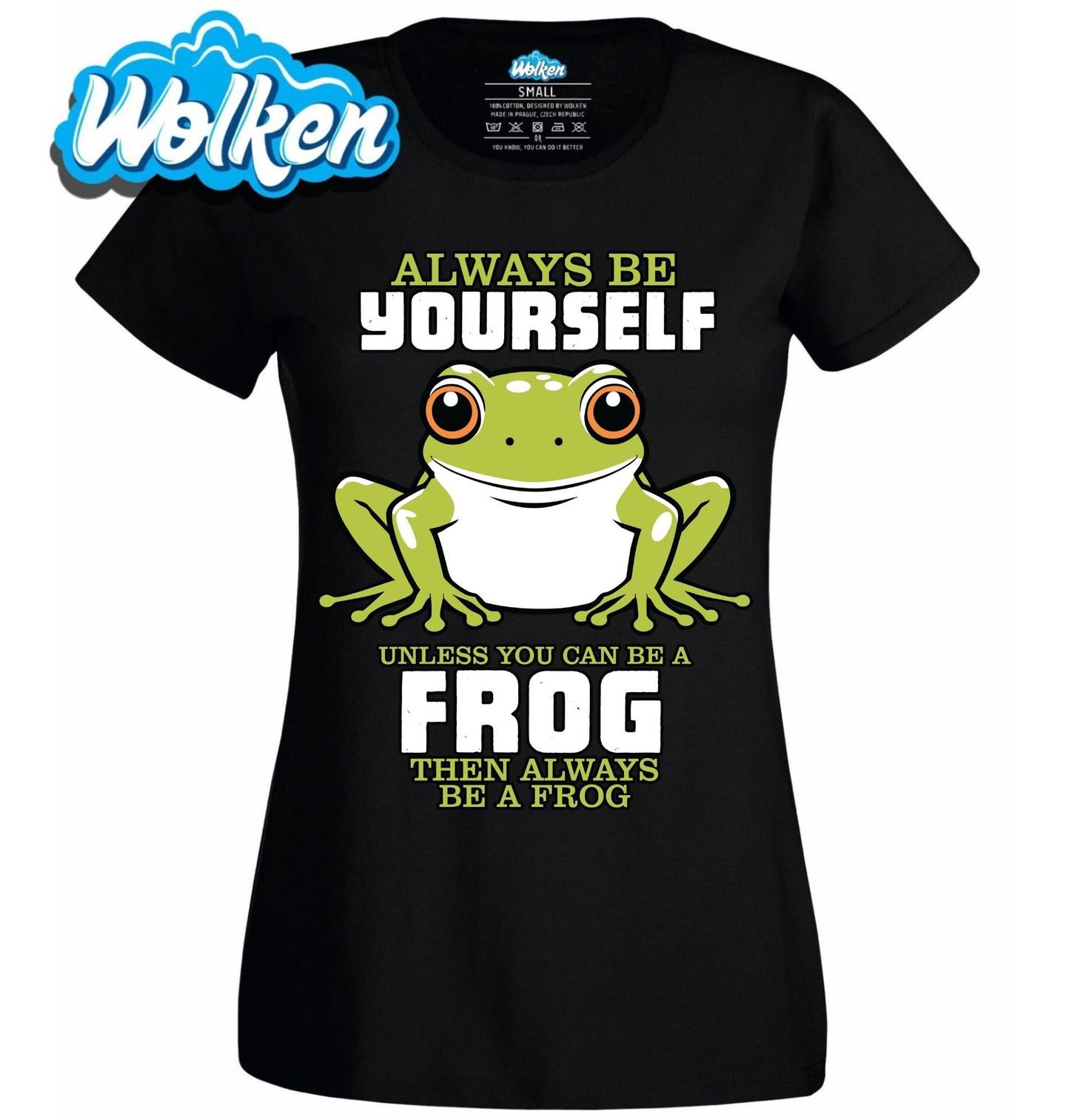 Dámské tričko Buď Sám Sebou Žába.jpg