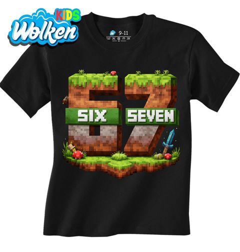 Obrázek produktu Dětské tričko Minecraft Six Seven 67