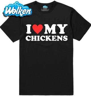 Pánské tričko Miluju své Slepice I Love My Chickens.jpg