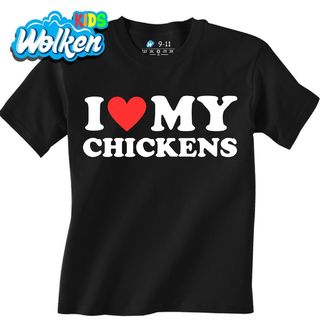 Dětské tričko Miluju své Slepice I Love My Chickens.jpg