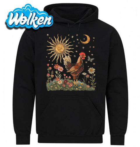 Obrázek produktu Pánská mikina Kohout Slunce a Květiny