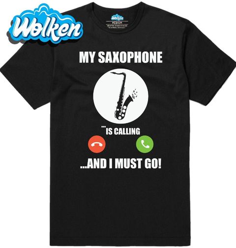 Obrázek produktu Pánské tričko Můj Saxofon Volá Phone Call