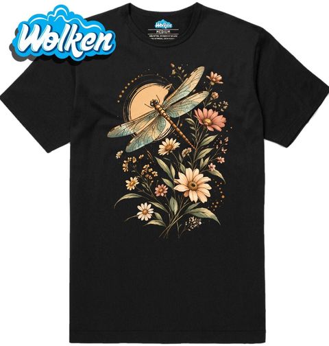 Obrázek produktu Pánské tričko Vážka s Květinami