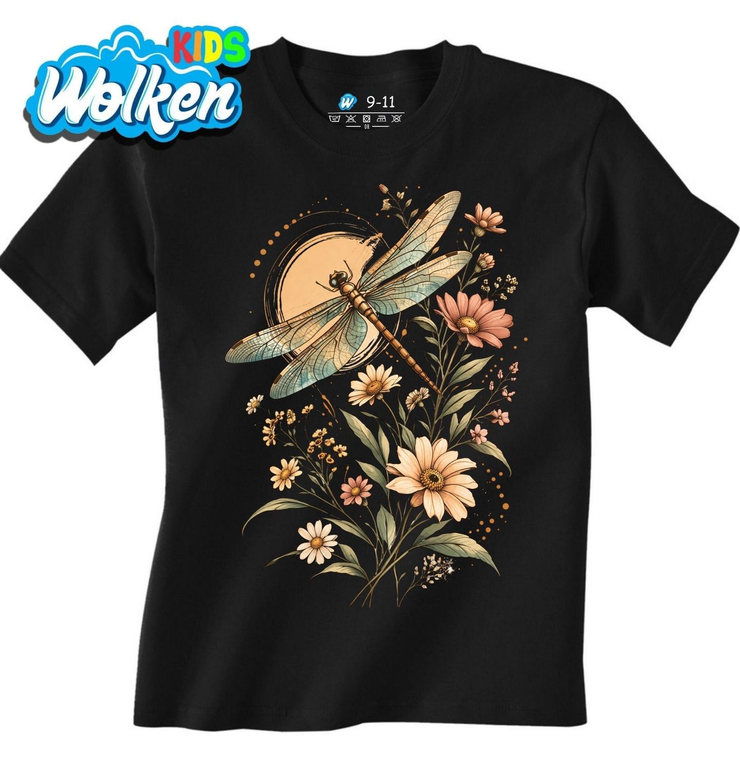 Dětské tričko Vážka s Květinami.jpg
