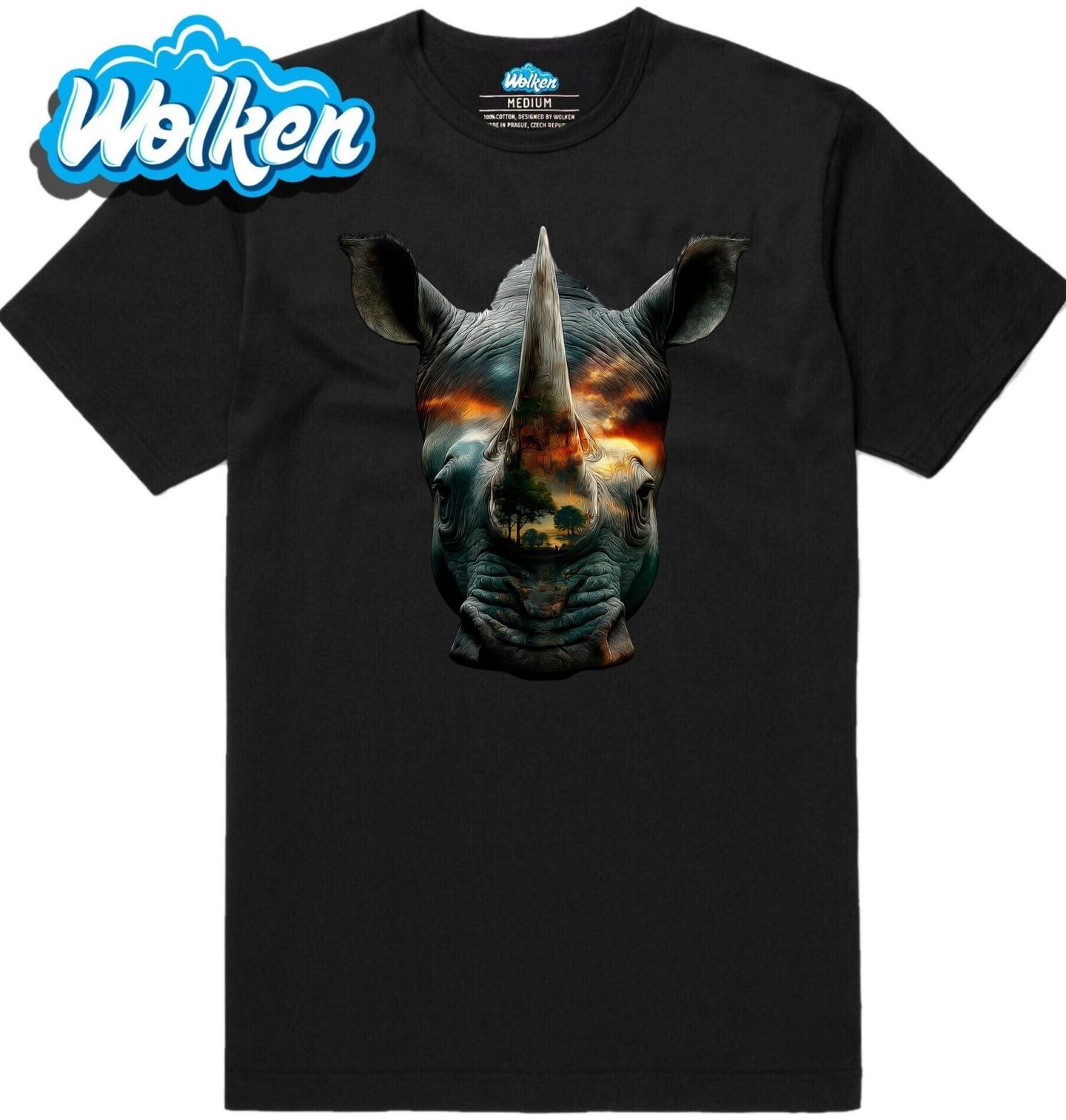 Pánské tričko Hlava Nosorožce.jpg