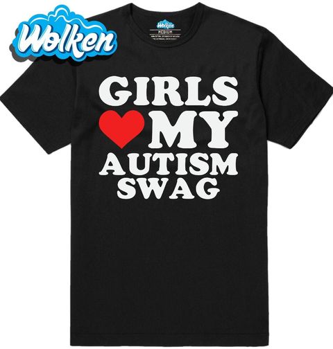 Obrázek produktu Pánské tričko Holky milují můj autistický styl Autism Swag