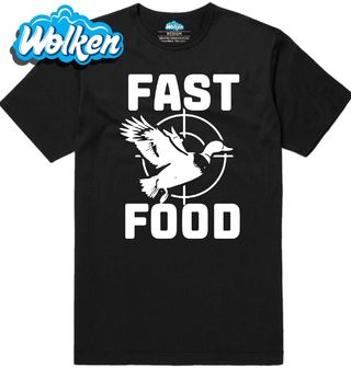 Pánské tričko Lovec a jeho Fast Food.jpg