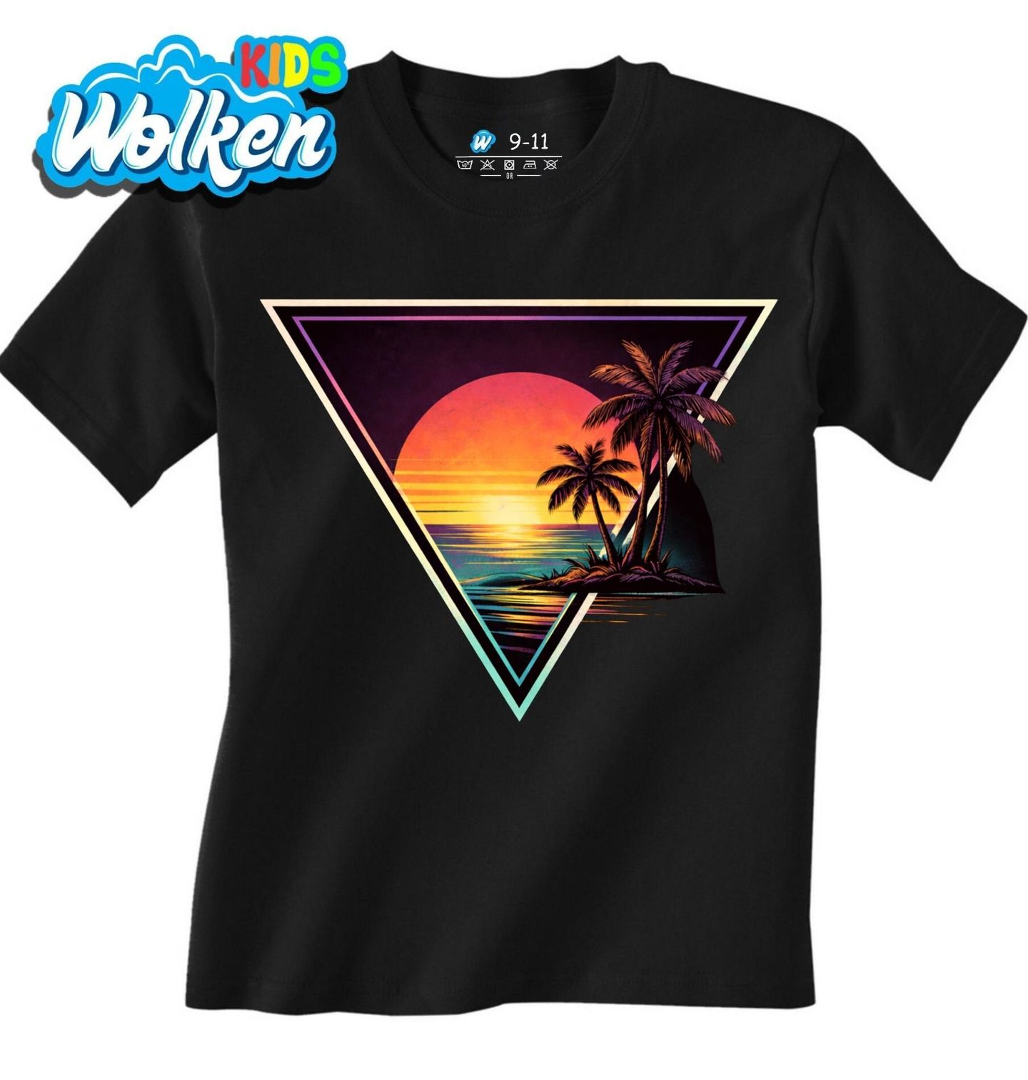 Dětské tričko Západ Slunce s Palmami.jpg