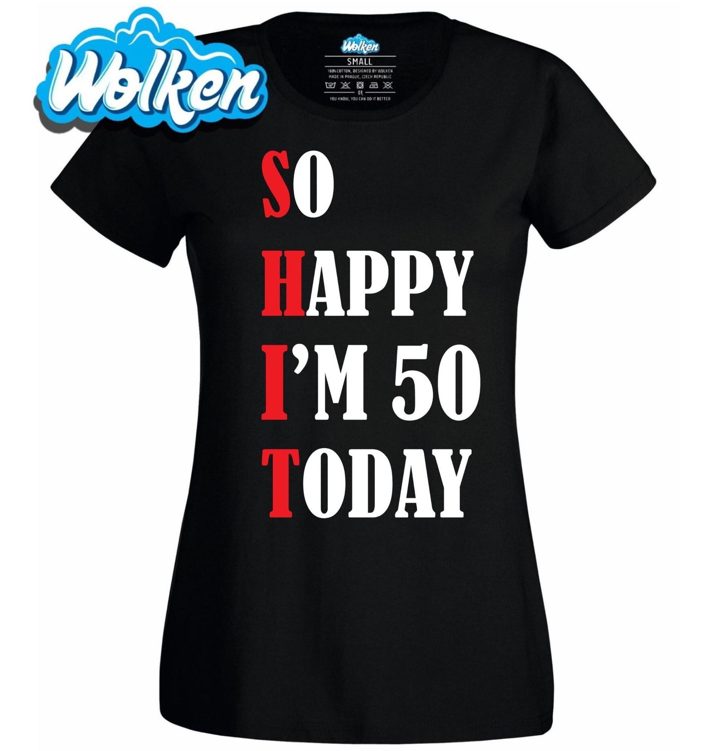 Dámské tričko Dnes Slavím 50!.jpg