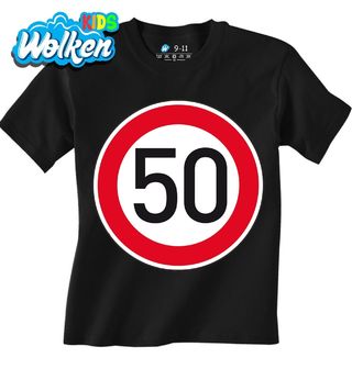 Dětské tričko Nejvyšší dovolená rychlost 50.jpg