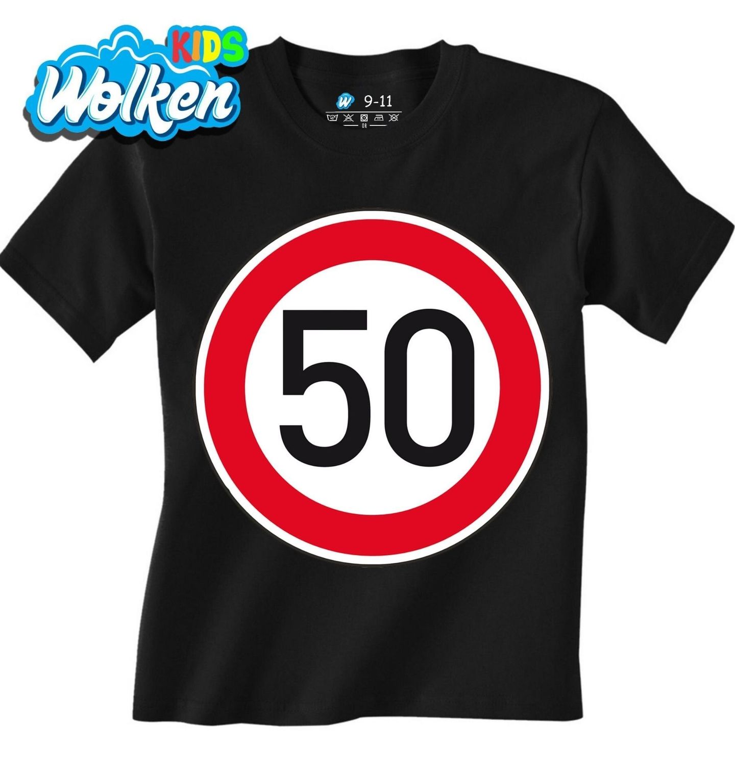 Dětské tričko Nejvyšší dovolená rychlost 50.jpg