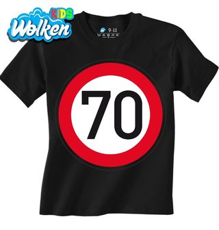 Dětské tričko Nejvyšší dovolená rychlost 70.jpg