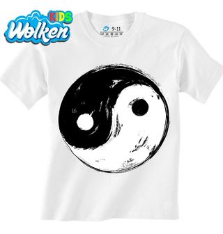 Dětské tričko Jin a Jang Štětcový Styl.jpg